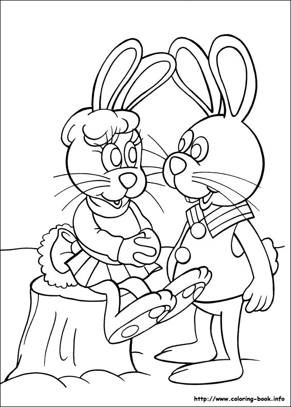 Peter Cottontail coloring picture